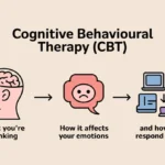 CBT isn’t about forcing positive thoughts—it’s about understanding your patterns and learning healthier ways to respond, with support and care
