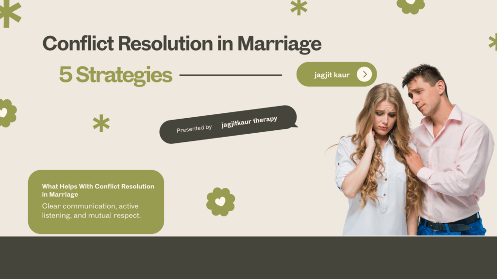 Couple discussing relationship issues calmly using effective conflict resolution strategies in marriage